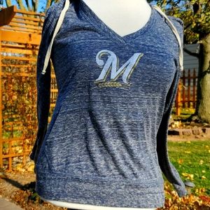 Milwaukee Brewers pocket front hoodie sweatshirt
